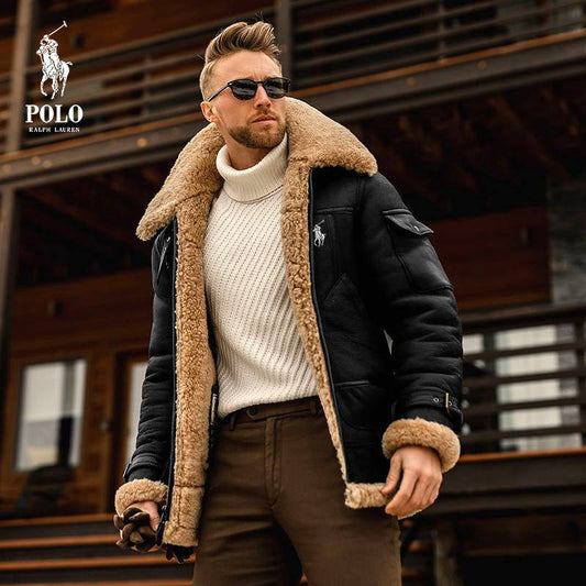 Ralph Lauren| Herrenjacke mit Pelz